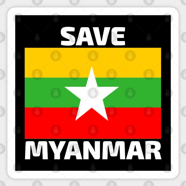 Save Myanmar Sticker by Aisiiyan